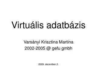 virtu lis adatb zis