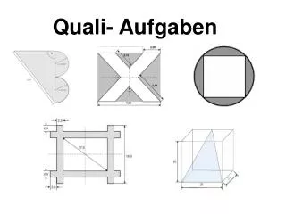 quali aufgaben