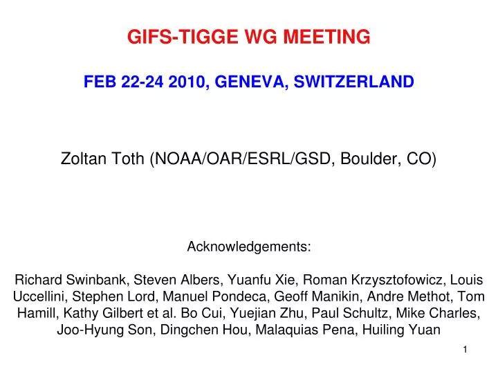 gifs tigge wg meeting feb 22 24 2010 geneva switzerland