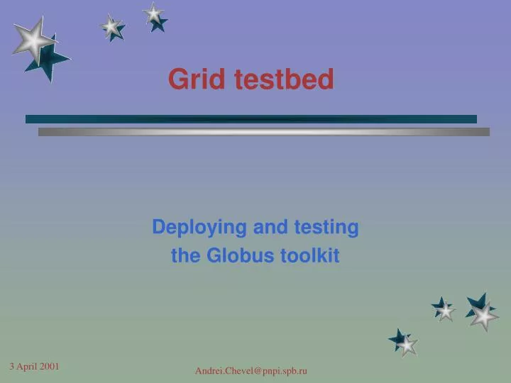 grid testbed