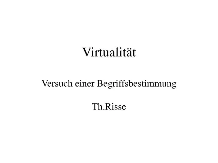 virtualit t