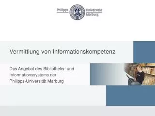 vermittlung von informationskompetenz