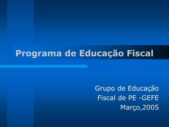 programa de educa o fiscal