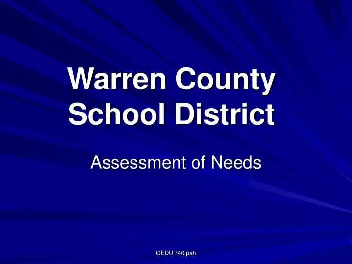 warren county school district