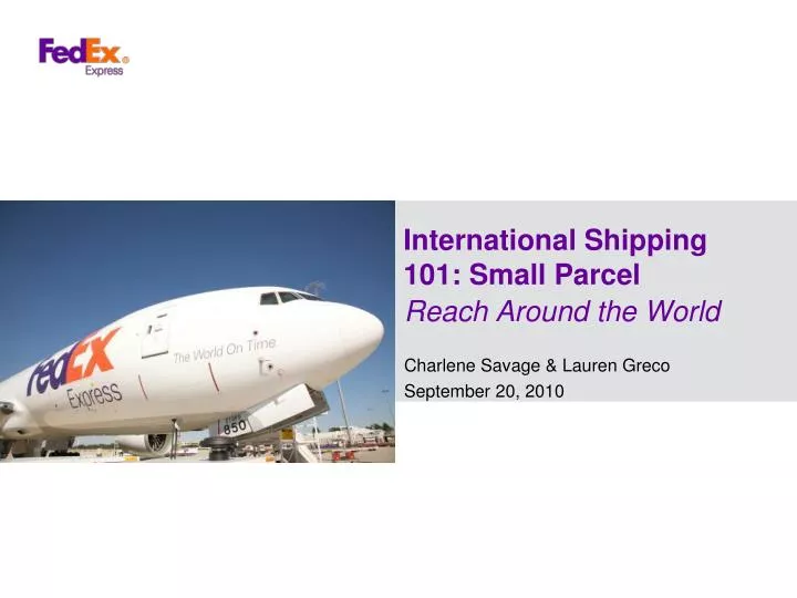 international shipping 101 small parcel