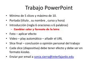 trabajo powerpoint