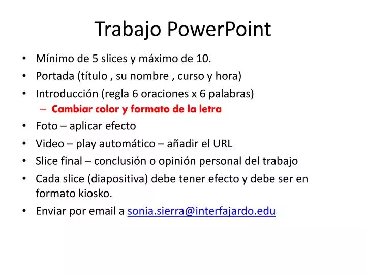 trabajo powerpoint