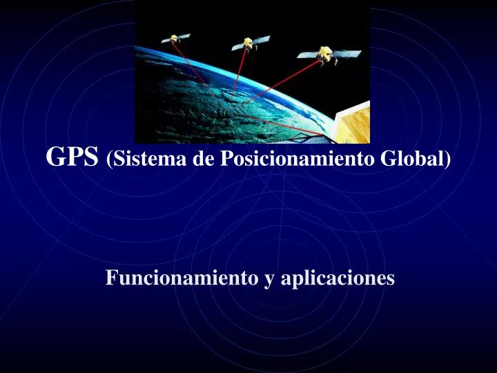 gps sistema de posicionamiento global