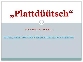 plattd tsch