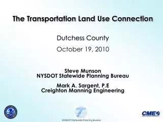 NYSDOT Statewide Planning Bureau