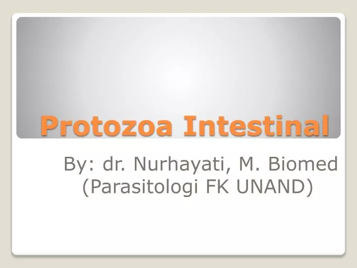 protozoa intestinal