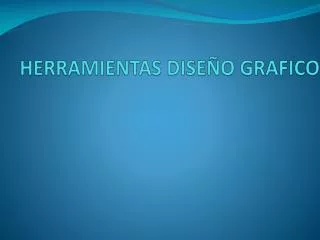 herramientas dise o grafico