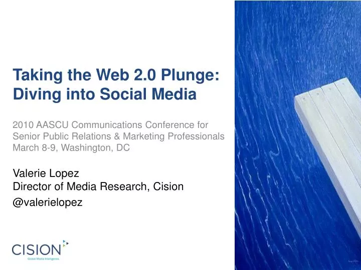 taking the web 2 0 plunge diving into social media