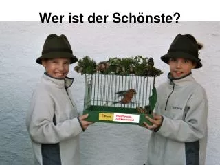 wer ist der sch nste