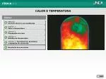 CALOR E TEMPERATURA - slide 1
