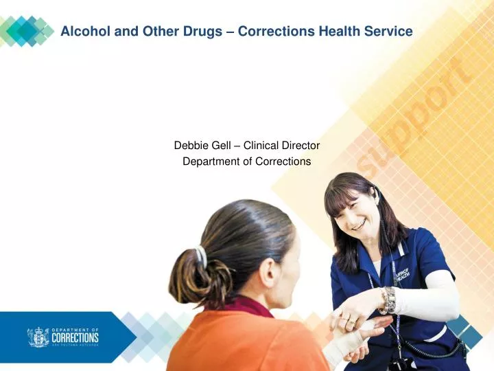 alcohol and other drugs corrections health service