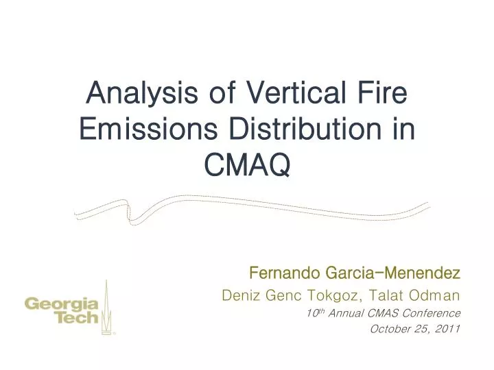 analysis of vertical fire emissions distribution in cmaq