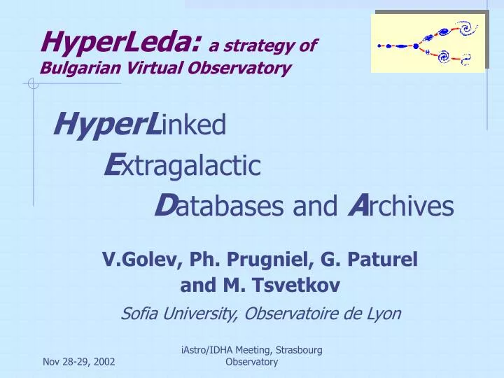 hyperleda a strategy of bulgarian virtual observatory
