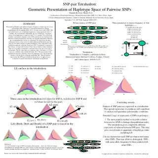 SNP-pair Tetrahedron: Geometric Presentation of Haplotype Space of Pairwise SNPs