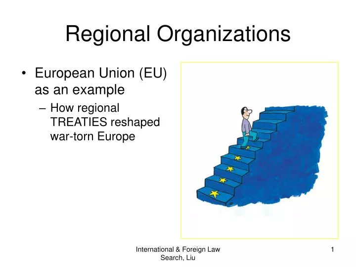 regional organizations