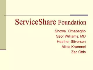 ServiceShare Foundation