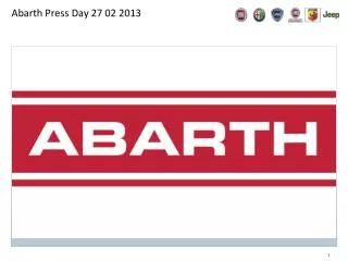 Abarth Press Day 27 02 2013