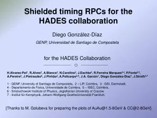Shielded timing RPCs for the HADES collaboration