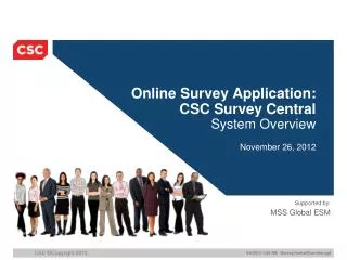 Online Survey Application: CSC Survey Central System Overview