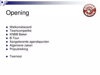 opening