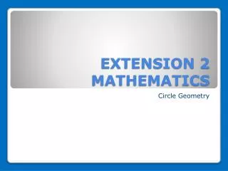 EXTENSION 2 MATHEMATICS