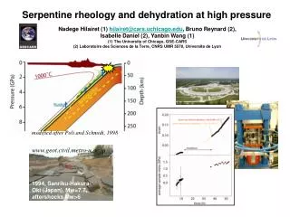 Serpentine rheology and dehydration at high pressure