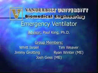 Emergency Ventilator
