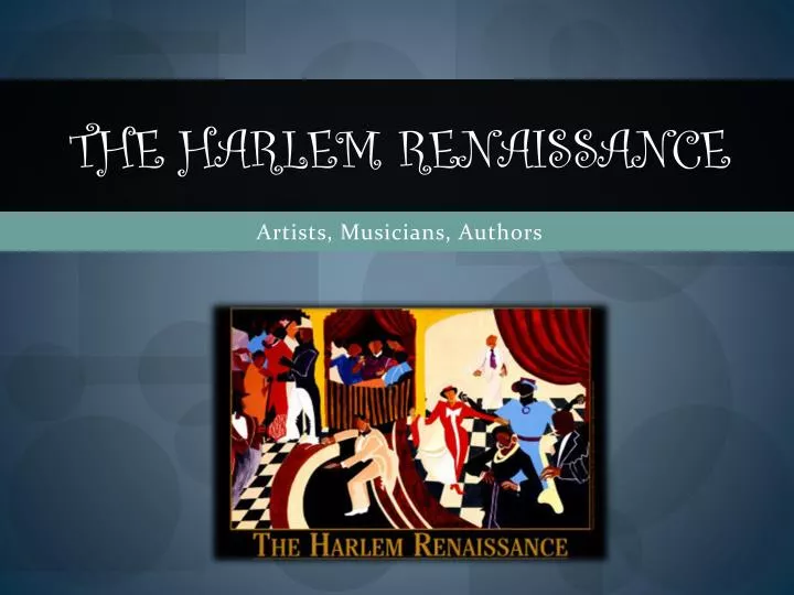 the harlem renaissance