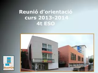 reuni d orientaci curs 2013 2014 4t eso