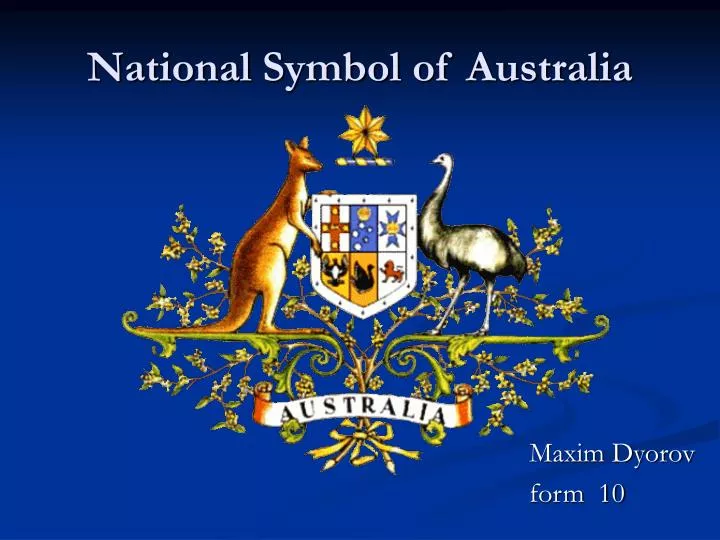Ppt National Symbol Of Australia