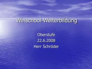 winschool weiterbildung