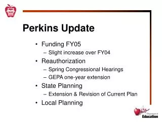 Perkins Update