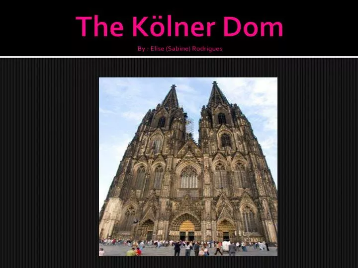 the k lner dom b y elise sabine rodrigues