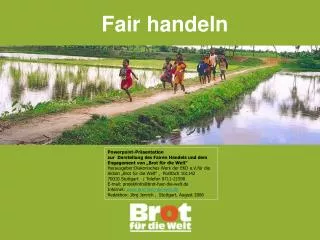 fair handeln