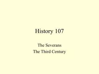 History 107