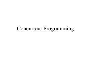 concurrent programming