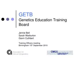 GETB Genetics Education Training Board
