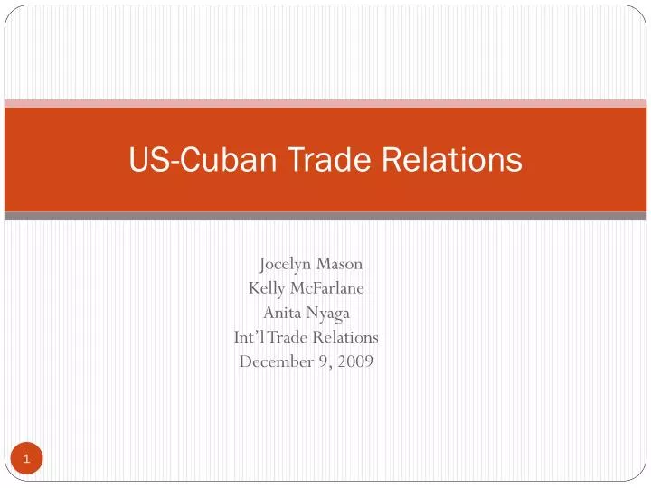 us cuban trade relations