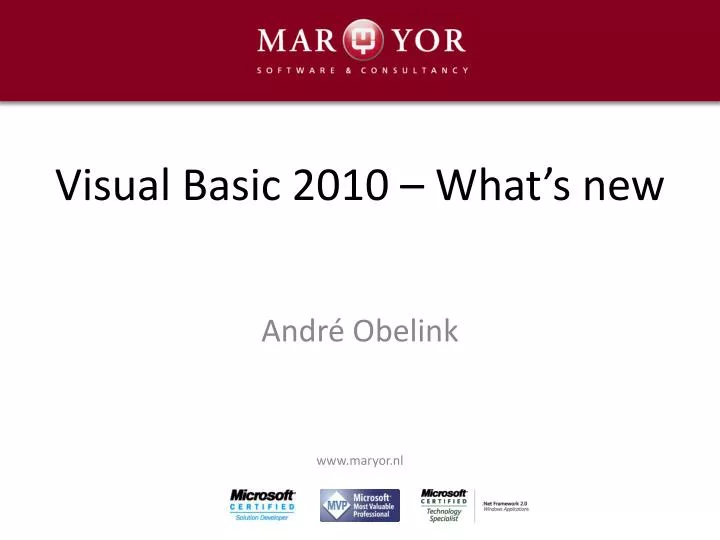 visual basic 2010 what s new