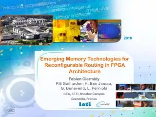Emerging Memory Technologies for Reconfigurable Routing in FPGA Architecture