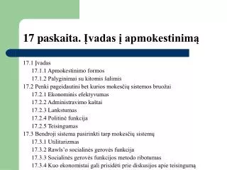 1 7 paskaita vadas apmokestinim