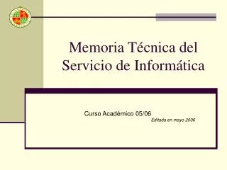 curso acad mico 05 06 editada en mayo 2006