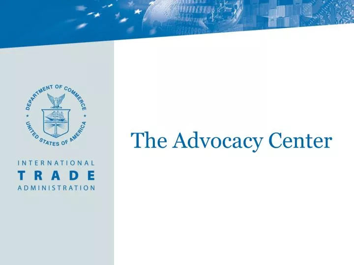 the advocacy center