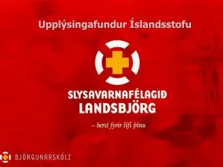 Upplýsingafundur Íslandsstofu