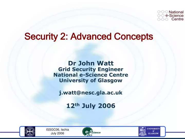 security 2 advanced concepts